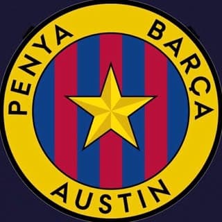 Penya Barça Austin badge