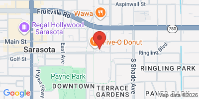Map showing location of Shamrock Pub