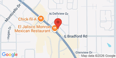 Map showing location of 4th Quarter Bar & Grille