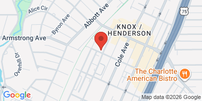 Map showing location of Cafe Madrid