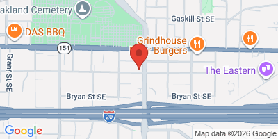 Map showing location of Manny's Grant Park