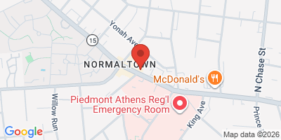 Map showing location of Fully Loaded Pizza Normaltown