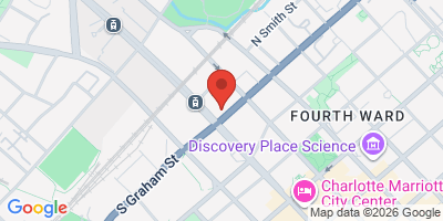 Map showing location of The Pub at Uptown