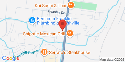 Map showing location of Corner Pub