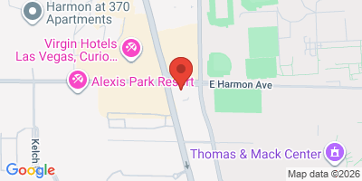 Map showing location of Hofbrauhaus Las Vegas