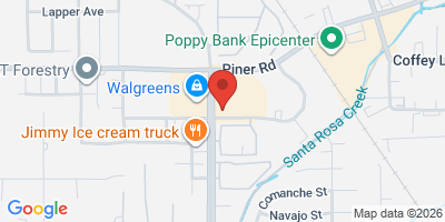 Map showing location of The Clubhouse Bar & Grill