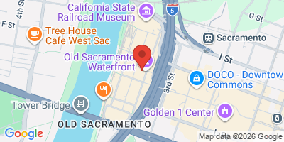 Map showing location of Bear & Crown