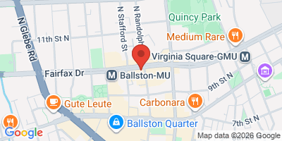 Map showing location of Bronson's Bierhall