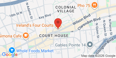 Map showing location of Ireland's Four Courts