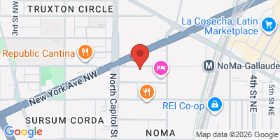 Map showing location of Menomale NoMa