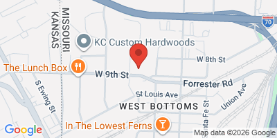 Map showing location of Incline on 9th