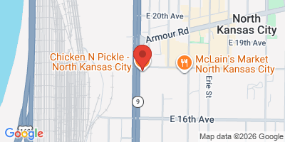 Map showing location of Chicken N Pickle - North Kansas City
