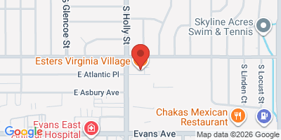 Map showing location of Esters Virginia Village