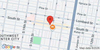 Map showing location of Founding Fathers South St Sports Bar & Grill