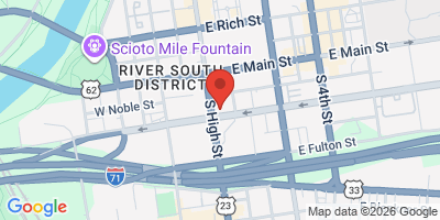 Map showing location of Dempsey's Food and Spirits