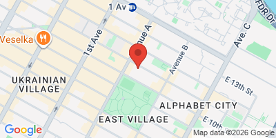 Map showing location of 11th St. Bar