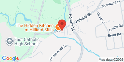 Map showing location of 2nd Bridge Brewing Company