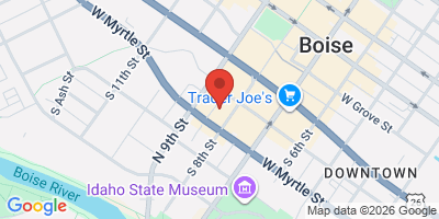 Map showing location of Double Tap Pub