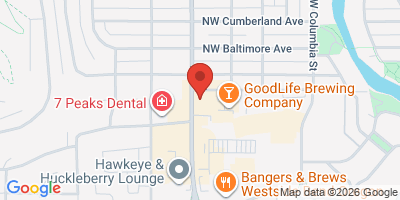 Map showing location of The Commonwealth Pub