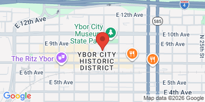 Map showing location of James Joyce Irish Pub & Eatery