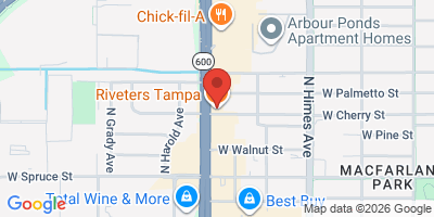 Map showing location of Riveters