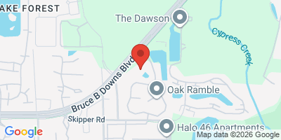 Map showing location of Mr. Dunderbak's Restaurant and Brewery