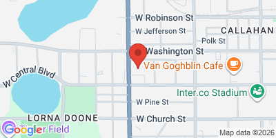 Map showing location of Ivanhoe Park Lager House