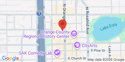 Map showing location of Elixir Orlando