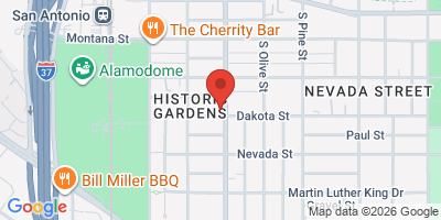 Map showing location of The Dakota East Side Ice House