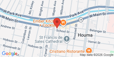 Map showing location of The Bunker