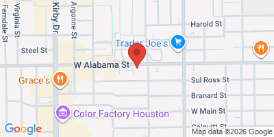 Map showing location of Velvet Oak Tavern