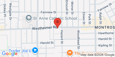 Map showing location of The Phoenix on Westheimer