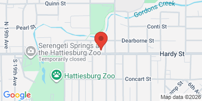 Map showing location of Keg & Barrel