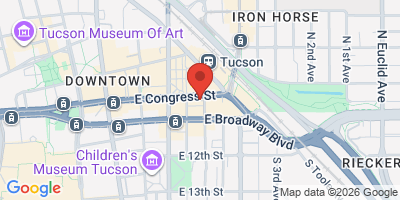 Map showing location of Playground Bar and Lounge