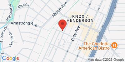 Map showing location of Cafe Madrid