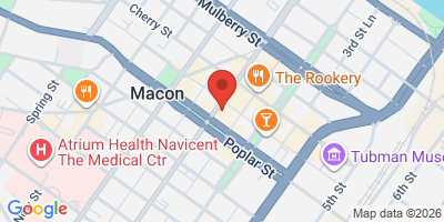 Map showing location of Bearfoot Tavern