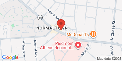 Map showing location of Fully Loaded Pizza Normaltown