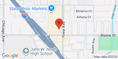 Map showing location of Duke's Bar & Grill