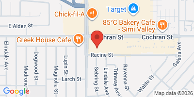 Map showing location of Cronies Sports Grill