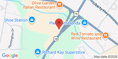 Map showing location of El Patron Mexican Restaurant