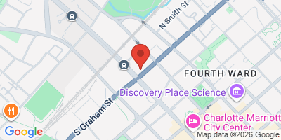 Map showing location of The Pub at Uptown