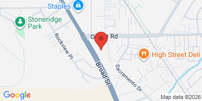 Map showing location of Beda's Biergarten