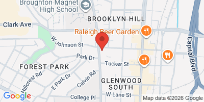Map showing location of My Way Tavern