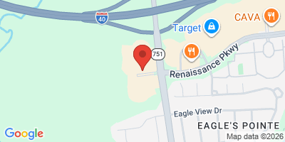 Map showing location of Town Hall Burger
