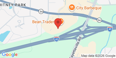 Map showing location of Beer Tooth Taproom