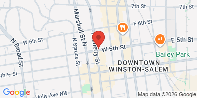 Map showing location of Small Batch Beer Co.