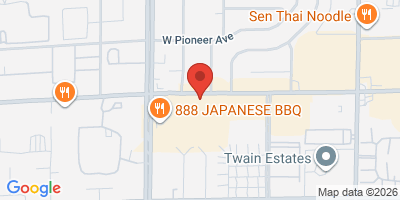 Map showing location of Crown & Anchor