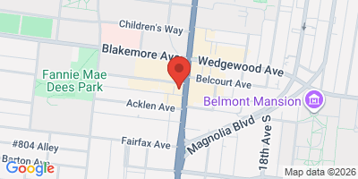 Map showing location of Sam's Place