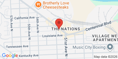 Map showing location of The Centennial