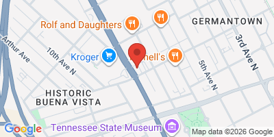 Map showing location of Germantown Pub